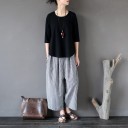 Camiseta básica oversized para mulheres 2