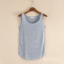 Camiseta básica sin mangas para mujer 5