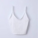 Camiseta corta sin mangas para mujer A1247 2