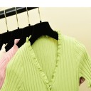 Camiseta curta feminina franzida 2