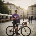 Camiseta de ciclismo para hombre con manga corta y cremallera de longitud completa 9
