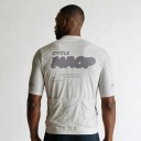 Camiseta de ciclismo para hombre de manga corta con cremallera de longitud completa y paneles laterales de malla 6