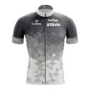 Camiseta de ciclismo para hombre Strava con manga corta y cremallera, transpirable, para ciclismo, deporte y actividades de ocio 3