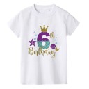 Camiseta de cumpleaños de niña 6