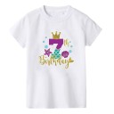 Camiseta de cumpleaños de niña 6
