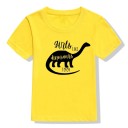 Camiseta de dinosaurio para niña 6