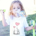 Camiseta de elefante para niña C