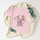 Camiseta de elefante para niña B