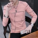 Camiseta de manga larga para hombre T2038 3