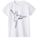 Camiseta de menina com bailarina 2