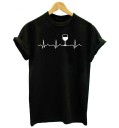 Camiseta de mujer con copa de vino 1