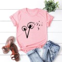 Camiseta de mujer con diente de león 5