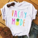 Camiseta de mujer con estampado de frutas 20