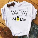 Camiseta de mujer con estampado de frutas 25