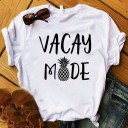 Camiseta de mujer con estampado de frutas 8