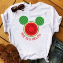 Camiseta de mujer con estampado de frutas 11
