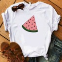 Camiseta de mujer con estampado de frutas 16