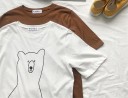 Camiseta de mujer con estampado de oso 5