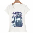 Camiseta de mujer con estampado de princesas 2