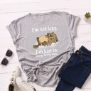 Camiseta de mujer con estampado divertido A957 5 Camiseta de mujer con estampado divertido A957 5