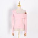 Camiseta de mujer con hombros caídos A817 9