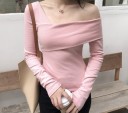 Camiseta de mujer con hombros caídos A817 3
