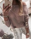 Camiseta de mujer con hombros caídos 1