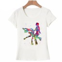 Camiseta de mujer con motivo de baile B407 2