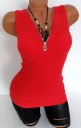 Camiseta de tirantes con cremallera para mujer 3