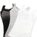 Camiseta de tirantes de mujer con pedrería B146 1