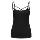 Camiseta de tirantes de mujer con perlas B268 7