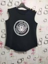 Camiseta de tirantes estampada para mujer B169 5