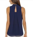 Camiseta de tirantes sexy para mujer - Azul 1