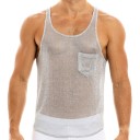 Camiseta de tirantes translúcida para hombre T1990 4