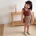 Camiseta de tirantes y falda para niñas L1481 2