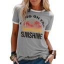 Camiseta de verano para mujer B318 9