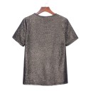 Camiseta dorada de mujer 2