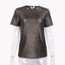 Camiseta dorada de mujer 3