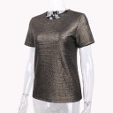 Camiseta dorada de mujer 4