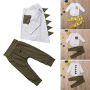 Camiseta e calças para rapazes L1575 4