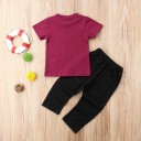 Camiseta e calças para rapazes L1641 2