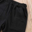 Camiseta e calças para rapazes L1641 6