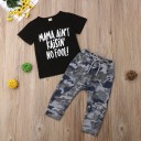 Camiseta e calças para rapazes L1651 2