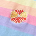 Camiseta e calções coloridos para meninas L1514 4