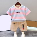 Camiseta e calções para menino L1711 1