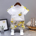 Camiseta e calções para rapazes L1249 5