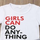 Camiseta e saia para menina L1293 4