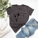 Camiseta feminina com dente-de-leão 10