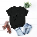 Camiseta feminina com dente-de-leão 1