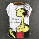 Camiseta feminina com estampado A1230 15